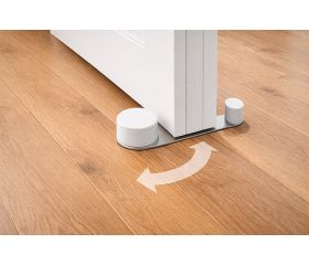 Mod. B7827-B Tope Retenedor Giratorio. Blanco. 32 x 102 x 22 mm [Blister 1 unidad]