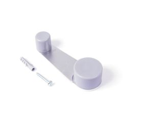 B7827-F Tope Retenedor Giratorio. Cromado mate. 32 x 102 x 22 mm