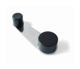 B7827-N Tope Retenedor Giratorio. Negro. 32 x 102 x 22 mm