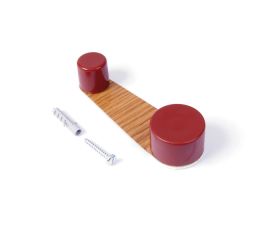 B7827-U Tope Retenedor Giratorio. Parquet marrón. 32 x 102 x 22 mm