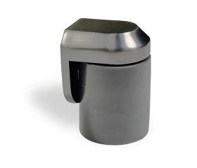 B7834-G Tope retenedor Columna con iman. Acero satinado