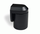 B7834-N Tope retenedor Columna con iman. Negro