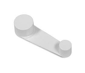 B7835-B Tope Retenedor Giratorio Plástico. Adhesivo. Blanco. 32 x 102 x 22 mm