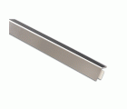 B8051 Ángulo metálico adhesivo. Acero Inoxidable. 250 cm. 30 x 30 mm