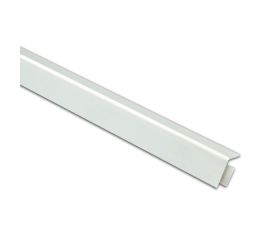 B8036 Ángulo metálico adhesivo. Lacado Blanco. 250 cm. 20 x 20 mm