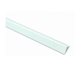 B8045 Ángulo metálico adhesivo. Lacado Blanco. 250 cm. 25 x 25 mm