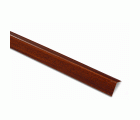 B8088 Ángulo metálico. Madera Oscura. 250 cm. 25 x 25 mm