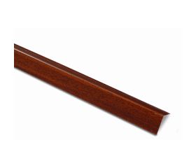 B8088 Ángulo metálico. Madera Oscura. 250 cm. 25 x 25 mm