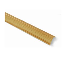 B8097 Ángulo metálico. Madera Pino. 250 cm. 20 x 20 mm