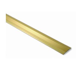 B8105 Tapajuntas Moqueta Aluminio Adhesivo. Aluminio Oro