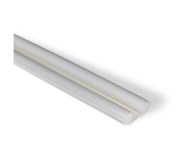 B8223-B Burlete doble bajo puerta. Espuma 95 cm. Blanco. 95 cm.