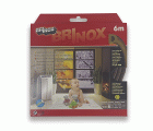 Mod. B8252-M Burlete puert y vent. Tipo "D".Adhes 9x6mm x 6m. Marrón. 6 m [Caja-display 1 rollo]