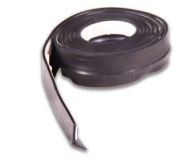 B8265-N Burlete de Goma para puertas de garaje. Negro