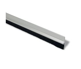 B8270-A Burlete aluminio pelo 25 mm. Aluminio. 100 cm