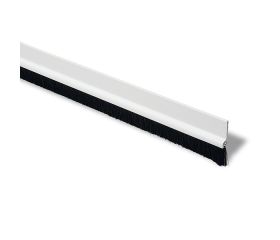 B8270-D Burlete aluminio pelo 25 mm. Blanco. 100 cm