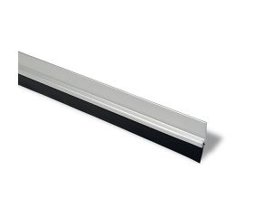 B8272-A Burlete aluminio goma 25 mm. Aluminio. 100 cm