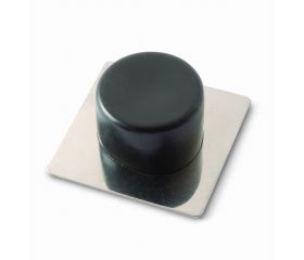 B9001-N Tope puerta adhesivo. Negro. 45 x 45 x 21 mm