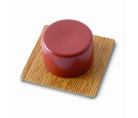 B9001-U Tope puerta adhesivo. Parquet marrón. 45 x 45 x 21 mm