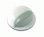 B9004-D Tope Acero para puertas adhesivo. Lacado Blanco. Ø 49 x 22 mm