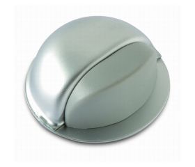 B9004-F Tope Acero para puertas adhesivo. Cromado mate. Ø 49 x 22 mm