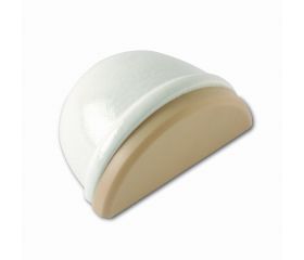 B9008-D Tope Madera Luxe adhesivo. Lacado Blanco. 48 x 37 x 25 mm
