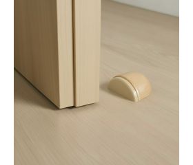 Mod. B9008-H Tope Madera Luxe adhesivo. Haya. 48 x 37 x 25 mm [Blister 1 unidad]