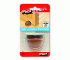 Mod. B9011-Z Tope Madera Silencioso adhesivo. Sapeli. 48 x 38 x 25 mm [Blister 1 unidad]