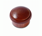 B9012-Z Tope Madera Cilíndrico con Tornillo invisible. Sapeli. Ø 35 x 29 mm