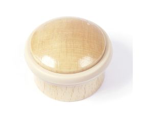 B9013-H Tope Madera Cilíndrico adhesivo. Haya. Ø 35 x 29 mm