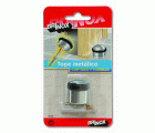 Mod. B9015-J Tope Metálico con Tornillo invisible. Cromado. Ø 22 x 26 mm [Blister 1 unidad]