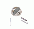 B9020-F Tope puerta con Pivote y tornillo. Inox satinado. Ø 44 x 25 mm
