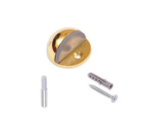 B9020-K Tope puerta con Pivote y tornillo. Oro. Ø 44 x 25 mm