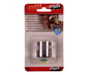 Mod. B9023-H Tope Metacrilato goma Transparente. Transparente. Ø 32 x 33 mm (Cilíndrico) [Blister 1 unidad]