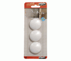 Mod. B9051-B Tope Protector puertas y paredes. Blanco. Ø 40 mm [Blister 3 unidades]