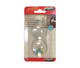 Mod. B9051-H Tope Protector puertas y paredes. Transparente. Ø 40 mm [Blister 2 unidades]