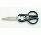 C50155 Tijera multiusos plastificada. Inox-Negro. 8" - 21 cm
