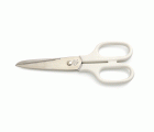 C50502 Tijera Cocina plastificada. Blanco. 7½" - 19 cm