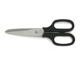 C50503 Tijera Cocina plastificada. Negro. 7½