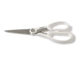 C50512 Tijera Cocina Microdentada. Blanco. 8” - 20 cm