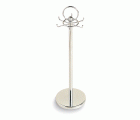 C50650 Soporte Utensilios cocina 6 ganchos. Acero Inoxidable. Ø 12,5 x 44 cm