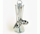 C50652 Utensilios de cocina. Juego 6 piezas. Acero Inoxidable. 44 x 14,5 x 14,5 cm