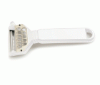 C51400 Pelador plano. Blanco. 15,5 x 7 cm