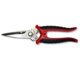 C51562 Tijera Industrial Microdentada. Rojo. 20 cm