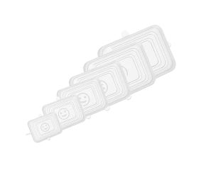 C52040 Tapas elásticas silicona rectangulares