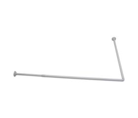 M52006B Barra Cortina Baño. Blanco. 80 x 90-180 cm