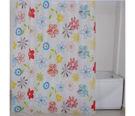 M52015B Cortina Baño. Blanco. 180 x 180 cm