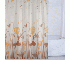 M52016M Cortina Baño. Marrón. 180 x 180 cm