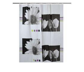 M52020N Cortina Baño. Negro. 180 x 180 cm