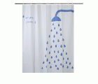 M52024C Cortina Baño. Azul. 180 x 180 cm