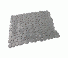 M54021G Alfombra Antideslizante Piedras. Gris. 53 x 53 cm